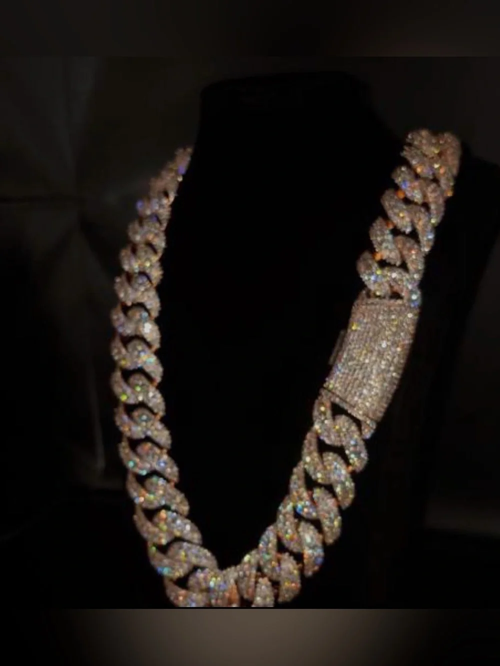 Real VVS Moissanite Cuban Link